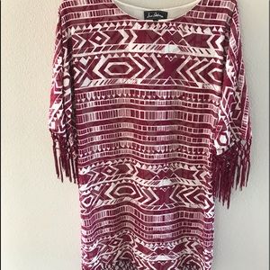 Fringed dress